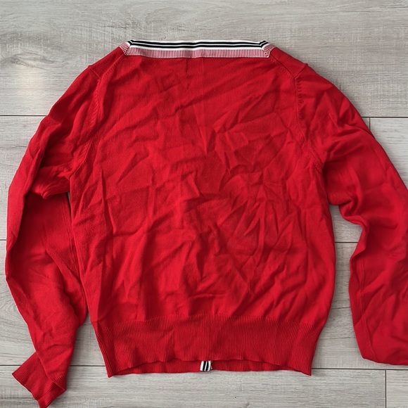 Anthropologie red cardigan size medium - Picture 4 of 4